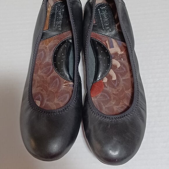 Born Black Ballet Slipper Shoes Size 6.5 - Picture 11 of 14